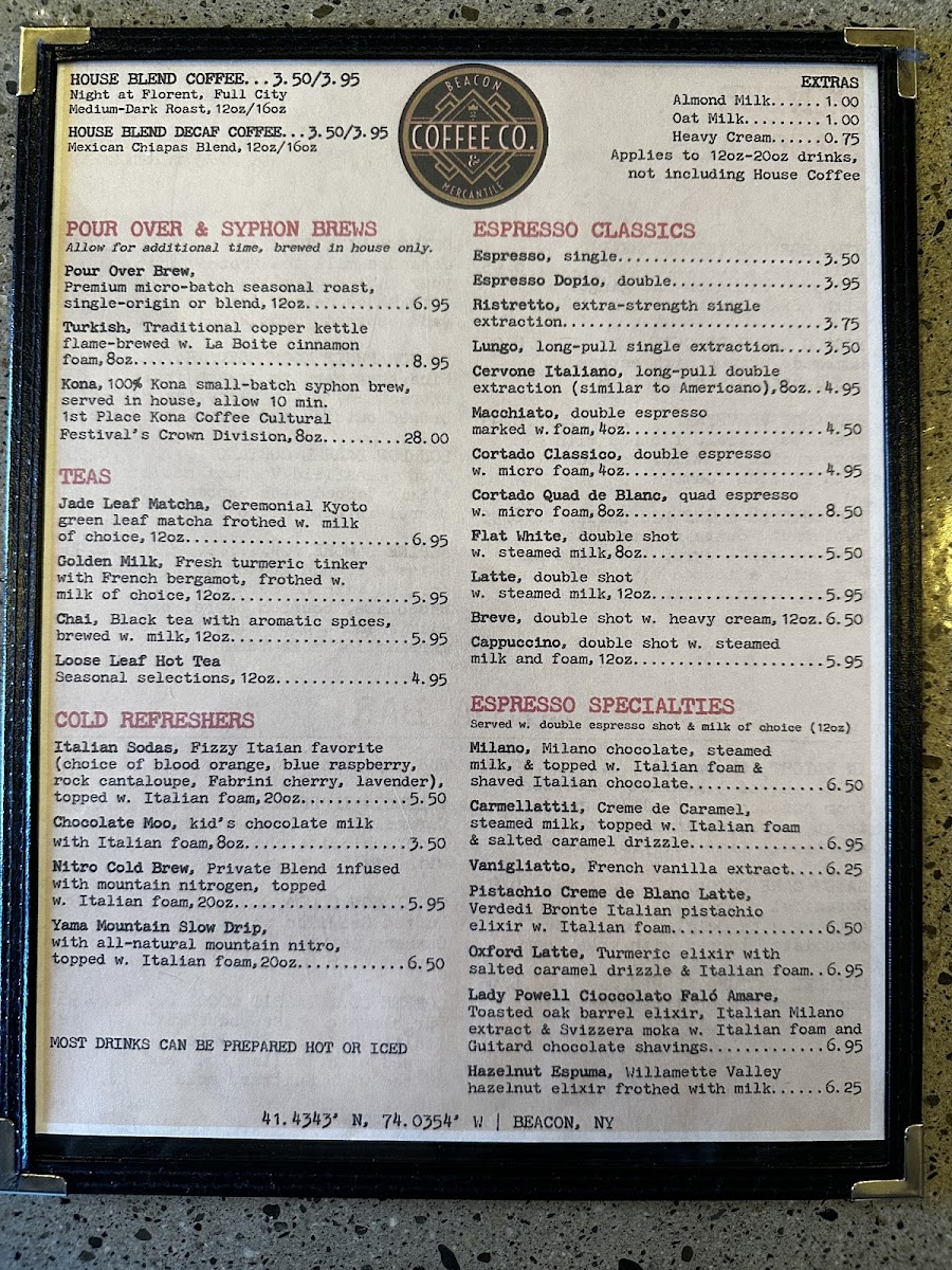Menu Beacon Coffee Co. & Mercantile-4